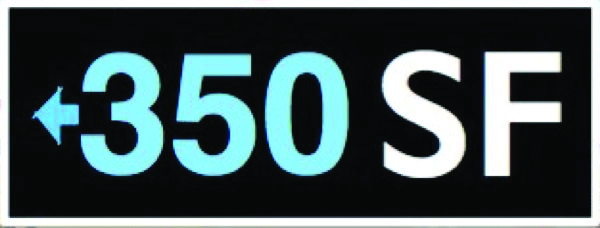 350 SF