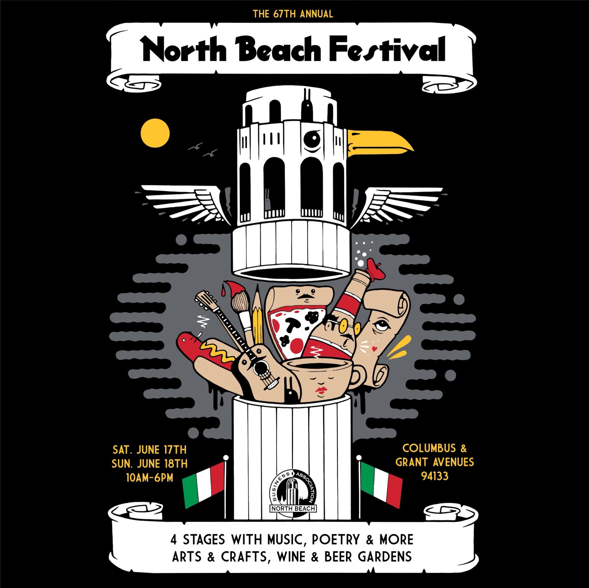 North Beach Festival Sunset Mercantile
