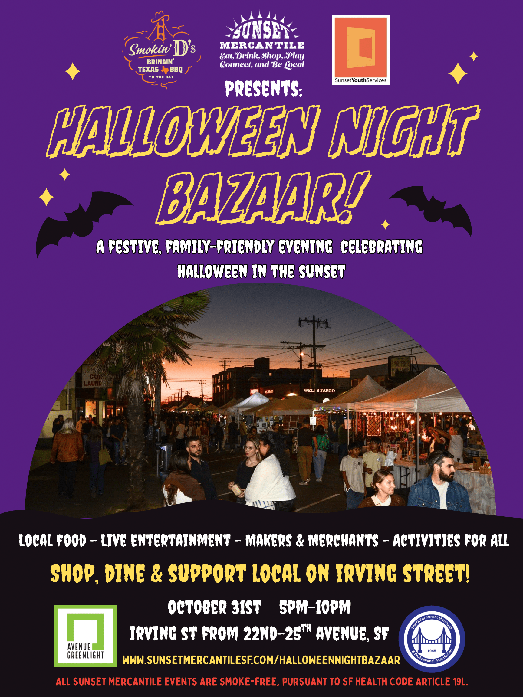 Halloween Night Bazaar on Irving